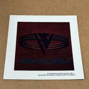 VAN HALEN - For Unlawful Carnal Knowledge - Window Sticker - 6 in x 6 in